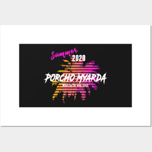 Porcho Myarda Funny Staycation 2020 Vacation Posters and Art